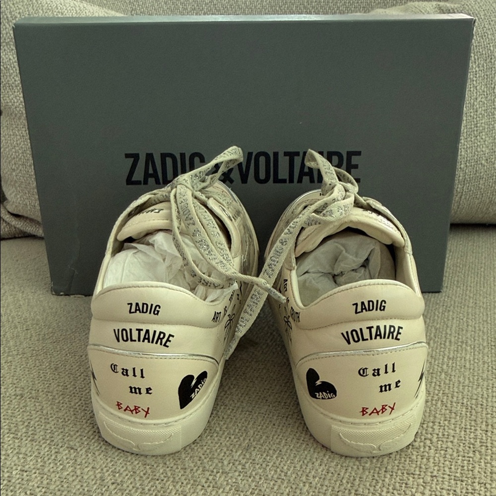 Zadig & Voltaire Fly on Love Sneakers - Picture 4 of 11